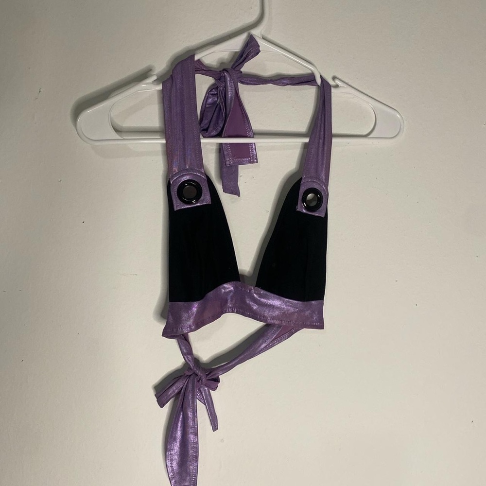 Y2k rave halter top